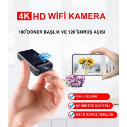Gece Görüşlü Wifi 1080P HD Kablosuz IP Mikro Kamera