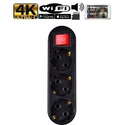Wifi Kablosuz Siyah Priz Kamera